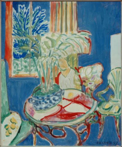 Pieni sisustus sinisenä tekijältä Henri Matisse