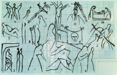 Kristuksen ristin tien asemat tekijältä Henri Matisse