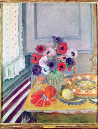 Asetelma Anemoneja tekijältä Henri Matisse