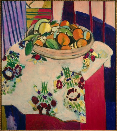 Asetelma appelsiinien kanssa 1912 (öljy kankaalle) tekijältä Henri Matisse