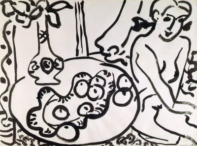 Asetelma alaston kanssa tekijältä Henri Matisse
