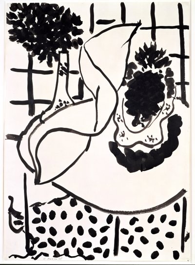 Asetelma ananaksen kanssa tekijältä Henri Matisse