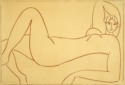 Tutkimus vaaleanpunaisen alastonkuvan jälkeen tekijältä Henri Matisse