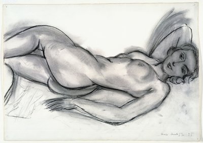 Tutkimus vaaleanpunaista alastonkuvaa varten tekijältä Henri Matisse