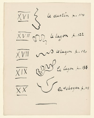 Kuvaluettelo 4. Teoksesta "Jazz". S. 152 tekijältä Henri Matisse