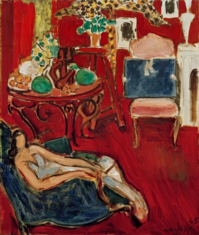 Sininen taidekansio tekijältä Henri Matisse