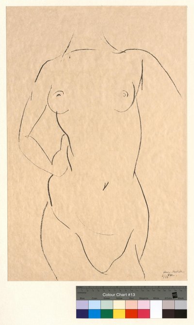 Rintakehä edestä katsottuna tekijältä Henri Matisse