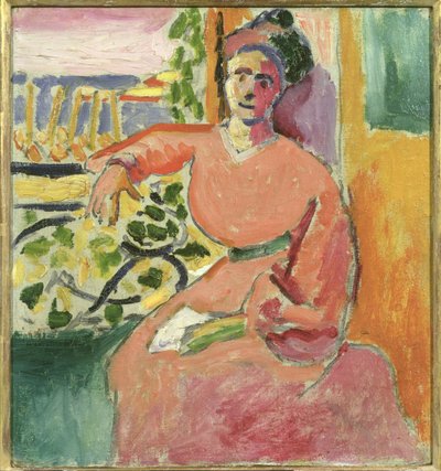 Nainen ikkunassa tekijältä Henri Matisse
