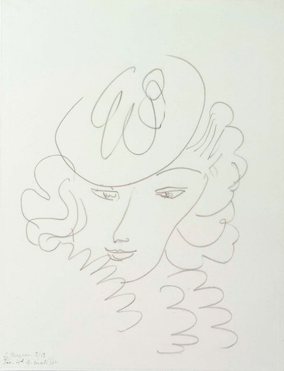 Nainen ja hattu tekijältä Henri Matisse