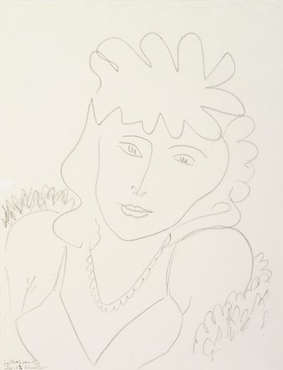 Nainen ja hattu tekijältä Henri Matisse