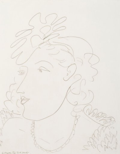 Nainen ja hattu tekijältä Henri Matisse