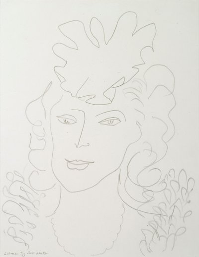 Nainen ja hattu tekijältä Henri Matisse