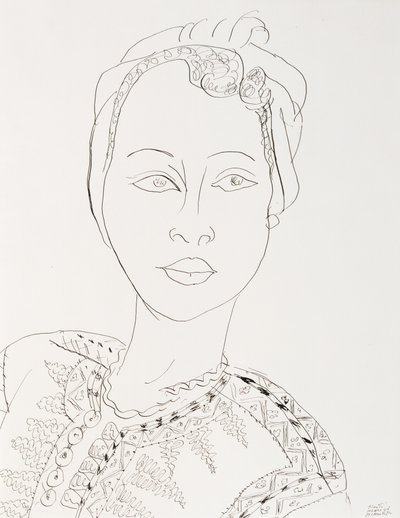 Nainen turbaanin kanssa tekijältä Henri Matisse