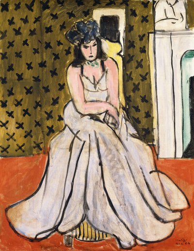 Nainen, jolla on sininen hattu tekijältä Henri Matisse