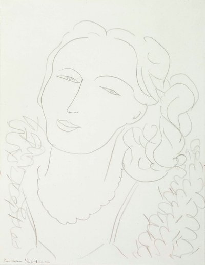 Nainen ilman hattua tekijältä Henri Matisse