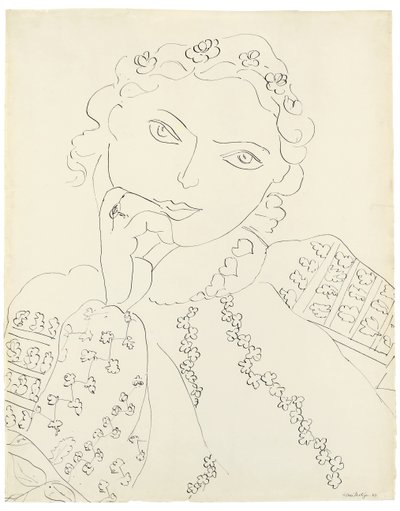 Nuori tyttö tekijältä Henri Matisse