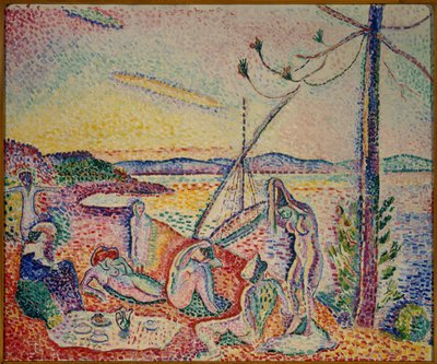 luxe calme et volupte 1904 (öljy kankaalle) tekijältä Henri Matisse