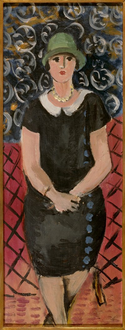 istuva nainen noin 1925 (öljy kartongille) tekijältä Henri Matisse