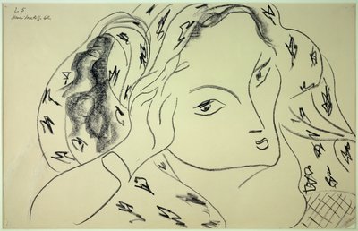 teema ja muunnelma l.5 1942 (piirustus) tekijältä Henri Matisse