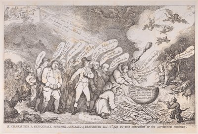 Demokratian viehätys, tarkistettu, analysoitu ja tuhottu 1. tammikuuta 1799 Conf...ille, 1. tammikuuta 1799. tekijältä Henri Merke