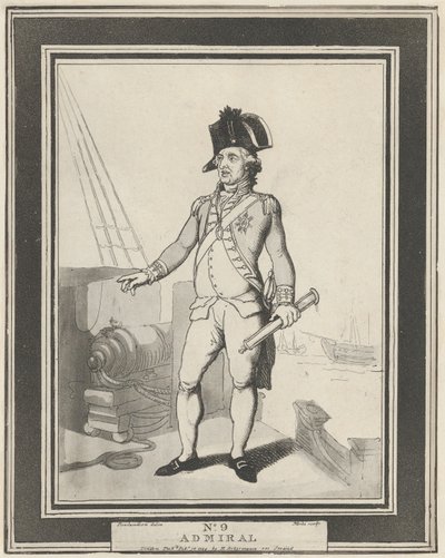 Nro 9: Admiral, 15. helmikuuta 1799. tekijältä Henri Merke