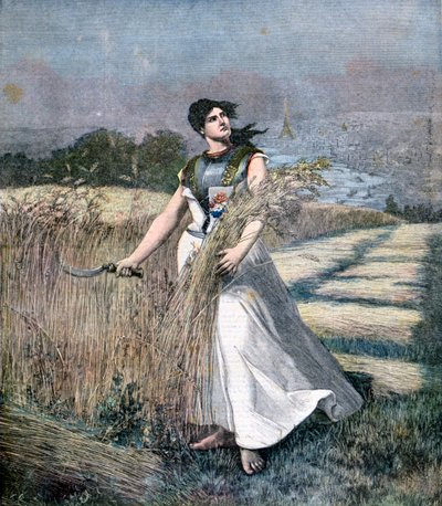 Allegoria Ranskasta, 1891 tekijältä Henri Meyer