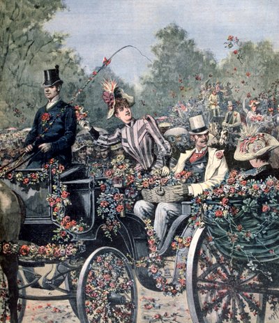 Battle of Flowers -paraati, 1891 tekijältä Henri Meyer