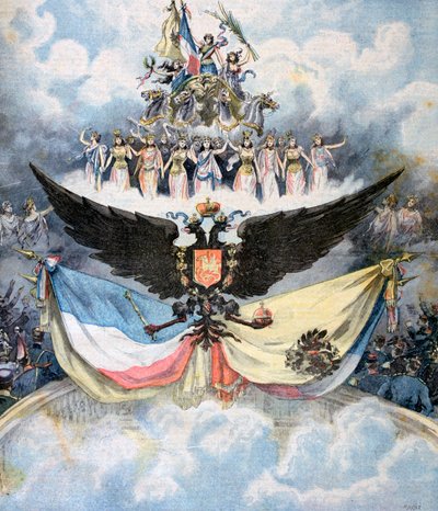 Juhlat Pariisin oopperassa Ranskan ja Venäjän kaksoisliiton kunniaksi, 1893 tekijältä Henri Meyer