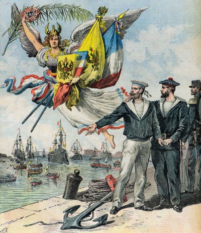 Entente Fraternelle Venäjän ja Ranskan välillä tekijältä Henri Meyer