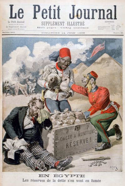 Egyptissä: velkavarannot nousevat savussa, 1896 tekijältä Henri Meyer