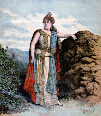 Renee Richard oopperassa Sapho, 1893 tekijältä Henri Meyer