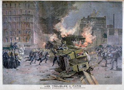 Mellakat Pariisissa, 1897 tekijältä Henri Meyer