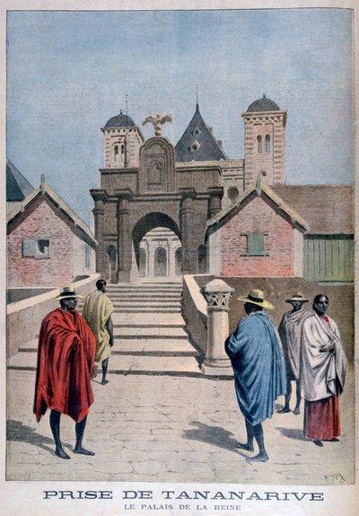 Queens Palace, Tananarive, Madagaskar, 1897 tekijältä Henri Meyer