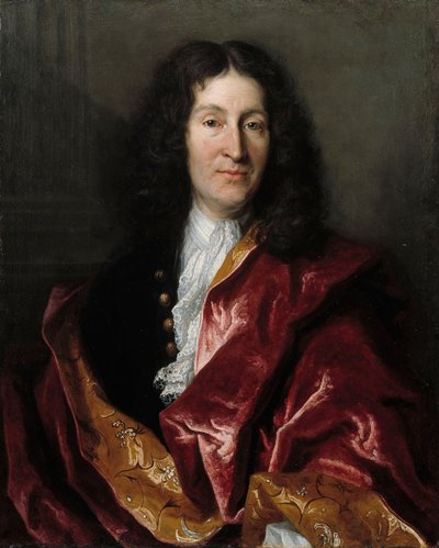 Jean de La Fontainen muotokuva 1621-1695, 1699. tekijältä Henri Millot