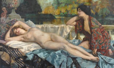 Lepo järven rannalla, 1912. tekijältä Henri Montassier