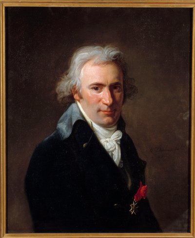 Muotokuva Jean Baptiste Canthaneystä dit Clerystä (1759-1809) Ludvig XVI:n palvelijasta temppelissä Henri Pierre Danloux