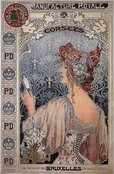 Manufacture Royale, 1897 tekijältä Henri Henri Antoine Théodore Livemont