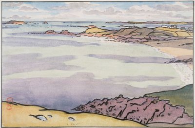 Pointe du Décollé nähtynä Garde Guérinista tekijältä Henri Rivière