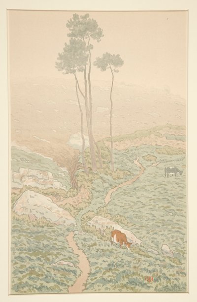 Morning Brunette, La Feerie des Heuresista tekijältä Henri Rivière