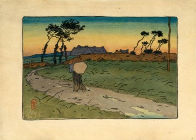 Garde-Guérinin maatila (Saint-Briac) tekijältä Henri Rivière