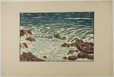 Pieni aalto nousee, Pointe de la Haye tekijältä Henri Rivière