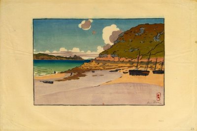 Châtelier ja Fort La Latte (Saint-Cast) tekijältä Henri Rivière
