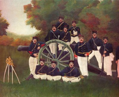 Les Artilleurs tekijältä Henri Rousseau