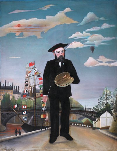 Minä itse: muotokuva - maisema tekijältä Henri Rousseau
