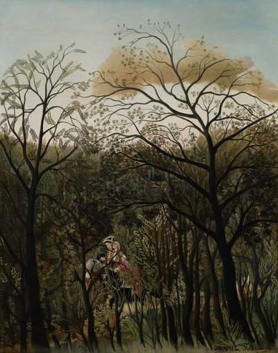 Kohtaaminen metsässä tekijältä Henri Rousseau