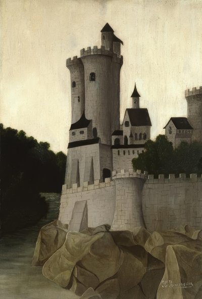 Une Citadelle tekijältä Henri Rousseau