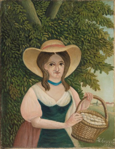 Nainen munakorin kanssa (La Femme au panier d