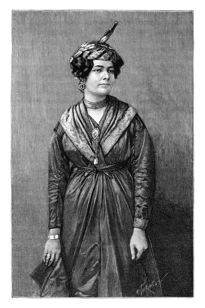 Martiniquen kreolinainen, v. 1890 tekijältä Henri Thiriat