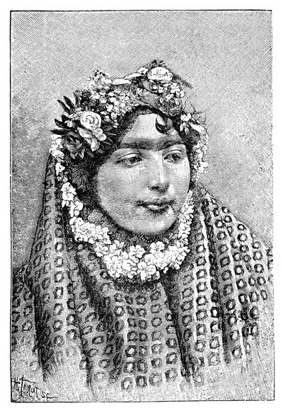 Jalo persialainen nainen, 1895. tekijältä Henri Thiriat
