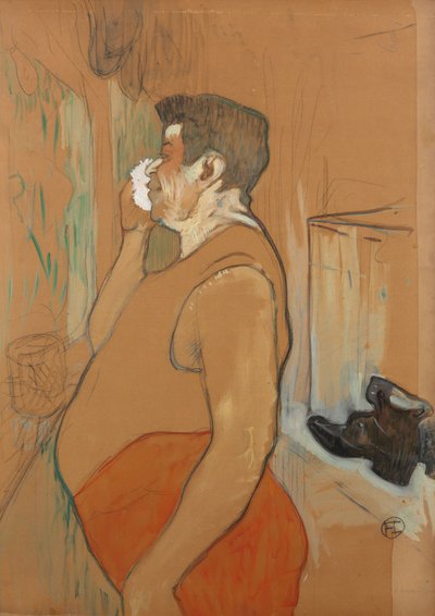 Monsieur Caudieux, kahvilan konserttinäyttelijä, 1896. tekijältä Henri Toulouse Lautrec de